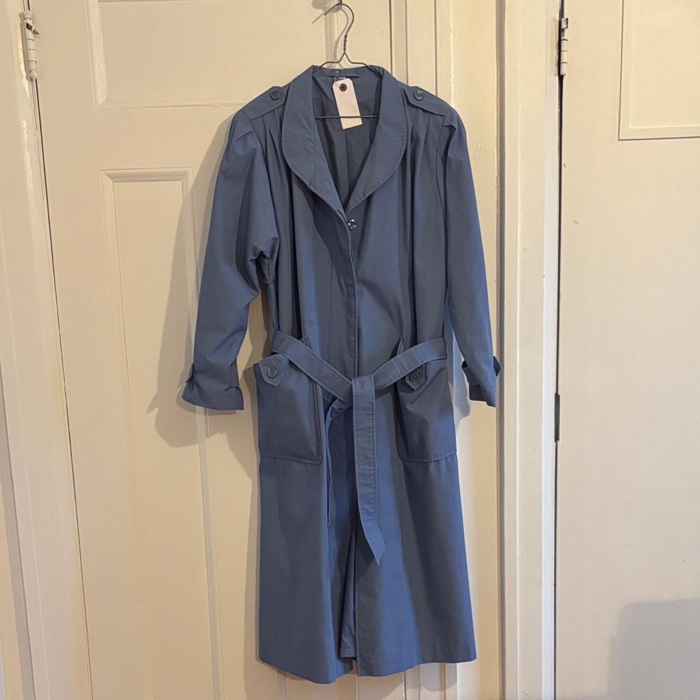 Blue Trench Coat